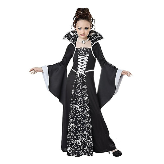 Halloween Retro Vintage Girls' Dress Costume