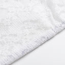 Women’s Oktoberfest White V-Neck Lace Cropped Dirndl Blouse