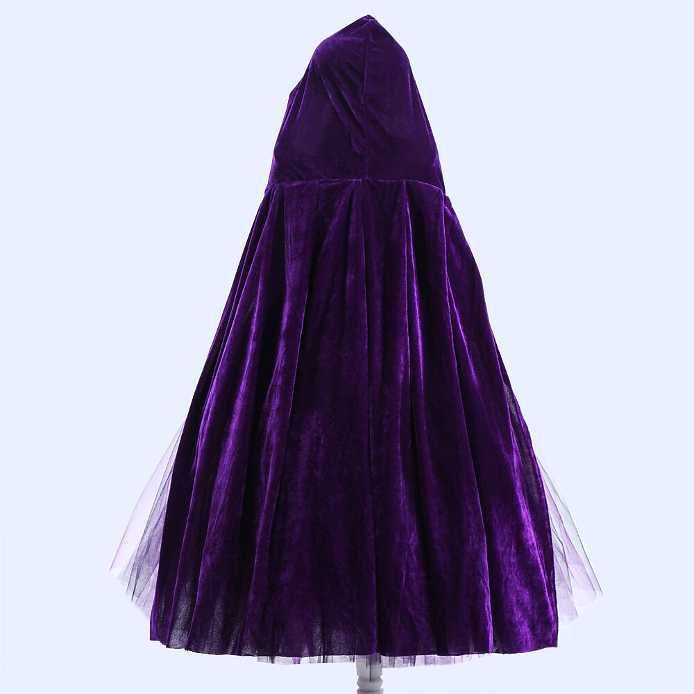 Witch Halloween Purple Dress Cosplay Costume