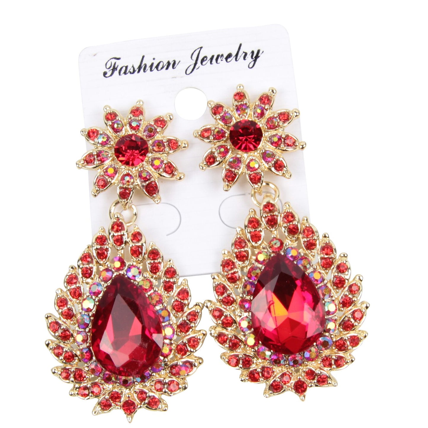 1920s Flapper Accessory Set with Ruby Jewels