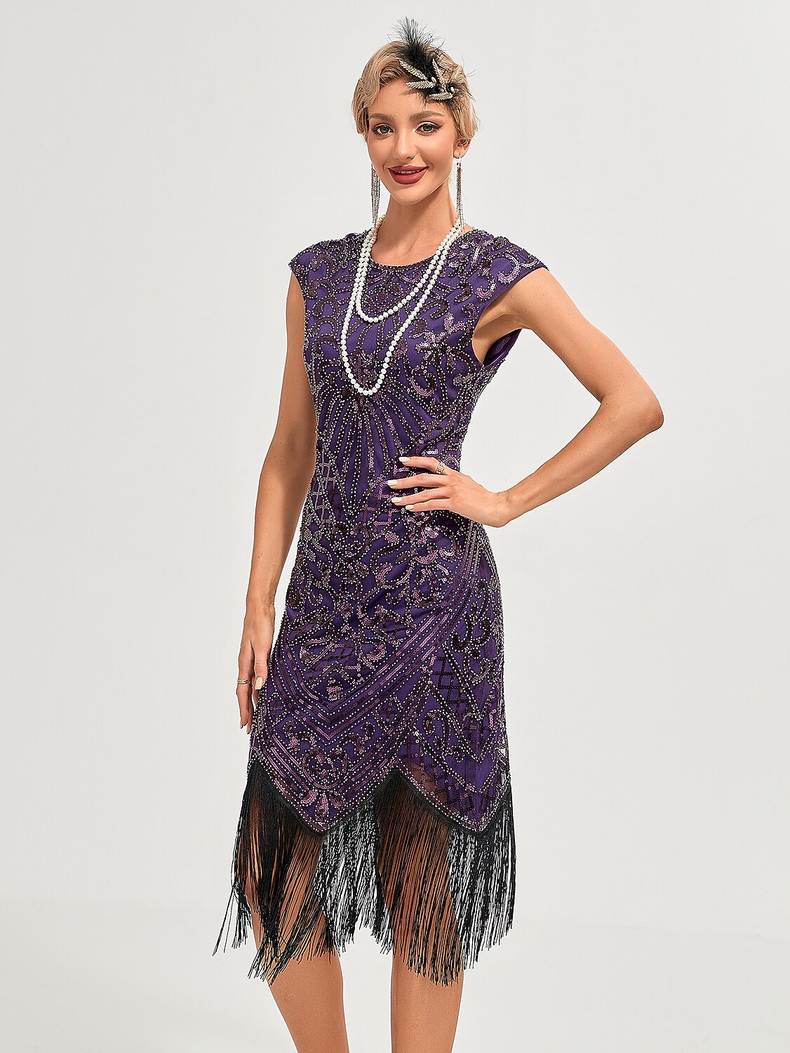 Art Deco Beading Flapper Dress