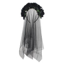 Women's Neon Skeleton Bride 3-Piece Halloween Costume Set