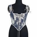 Floral Renaissance Overbust Corset Bodice