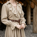 Medieval Renaissance Pirate Dress with Belt