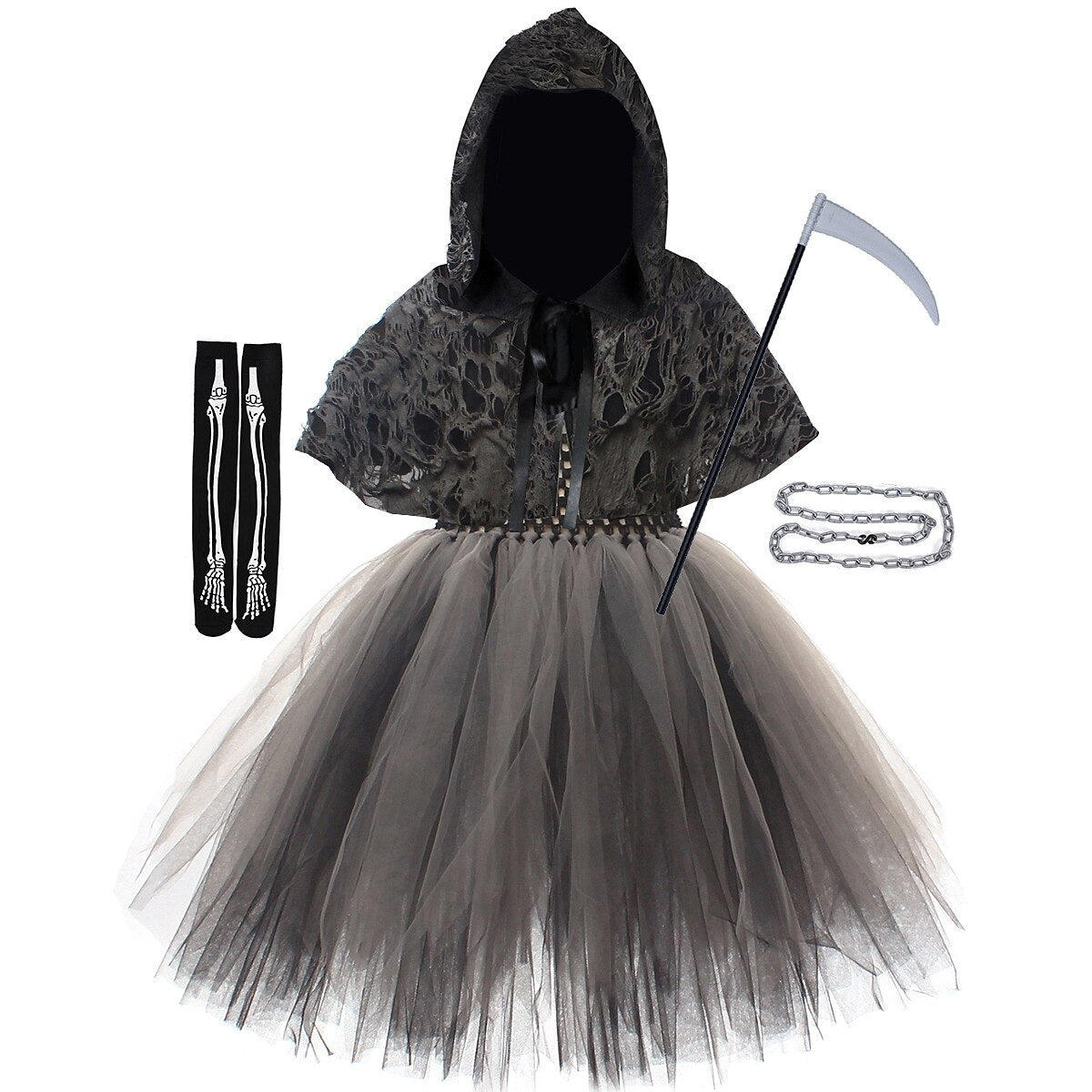 Grim Reaper Tutu Scary Dress