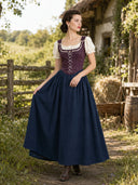 Women's Medieval Renaissance Maid Costume Dress