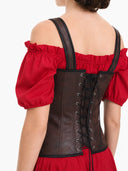 Renaissance Style Lace Design Corset Vest Bustier