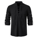 Renaissance Stand Collar Tops Pullover Shirt - Retrorobe