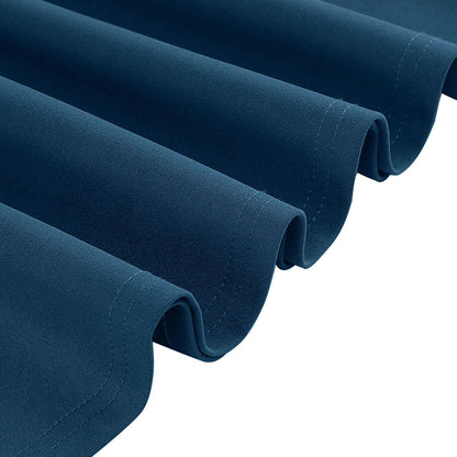 Women's 1950s Bow Tie Neck Long Sleeve A-Line Dress