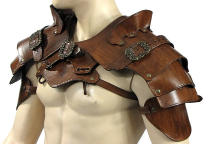 Medieval Renaissance Split Style Armor Set: Shoulder, Chest Guard