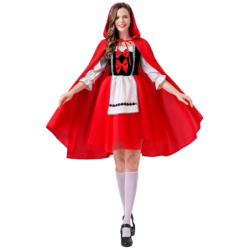 Little Red Riding Hood Dress with Cape