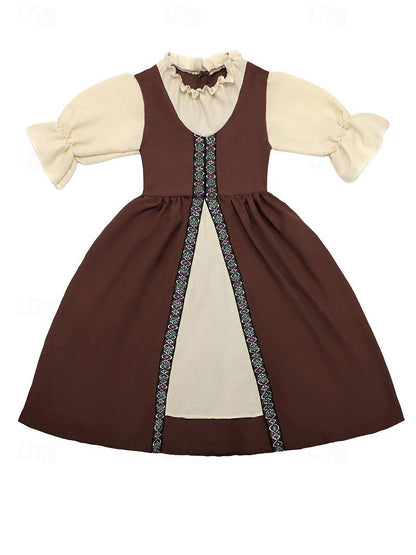 Viking Style Girls Medieval Renaissance Dress