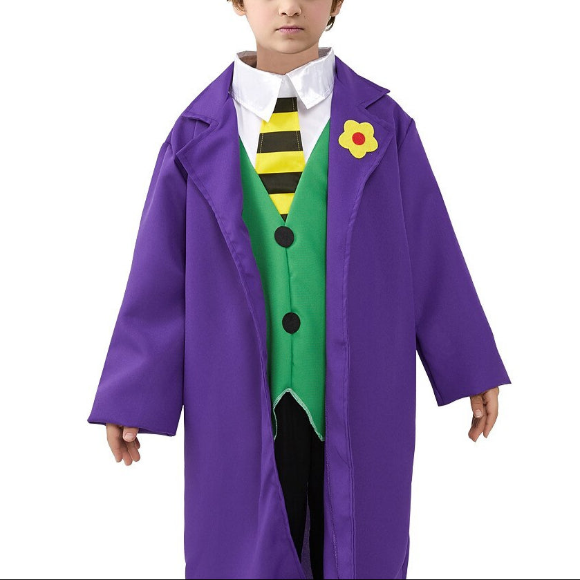 Boys' Joker Cosplay Costume Set