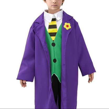 Boys' Joker Cosplay Costume Set