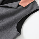 Oktoberfest Grey Dirndl Dress with Deer Print Apron