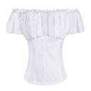 Women's Steampunk Rose Corset 4-Piece Set