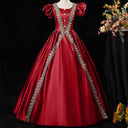 Rococo Ball Gown Puff Sleeve Dress - Retrorobe