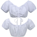 Oktoberfest Costume Pink Dirndl Dress with Lace Apron and Blouse - Retrorobe