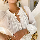 Classic Pleated Bohemian Blouse - Retrorobe