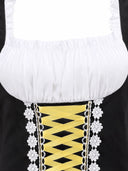 Costume de Dirndl Oktoberfest pour femme avec chemisier 