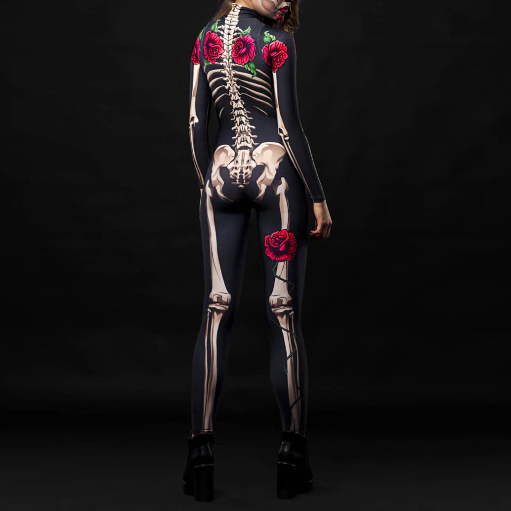 Skeleton Skull Halloween Zentai Suits