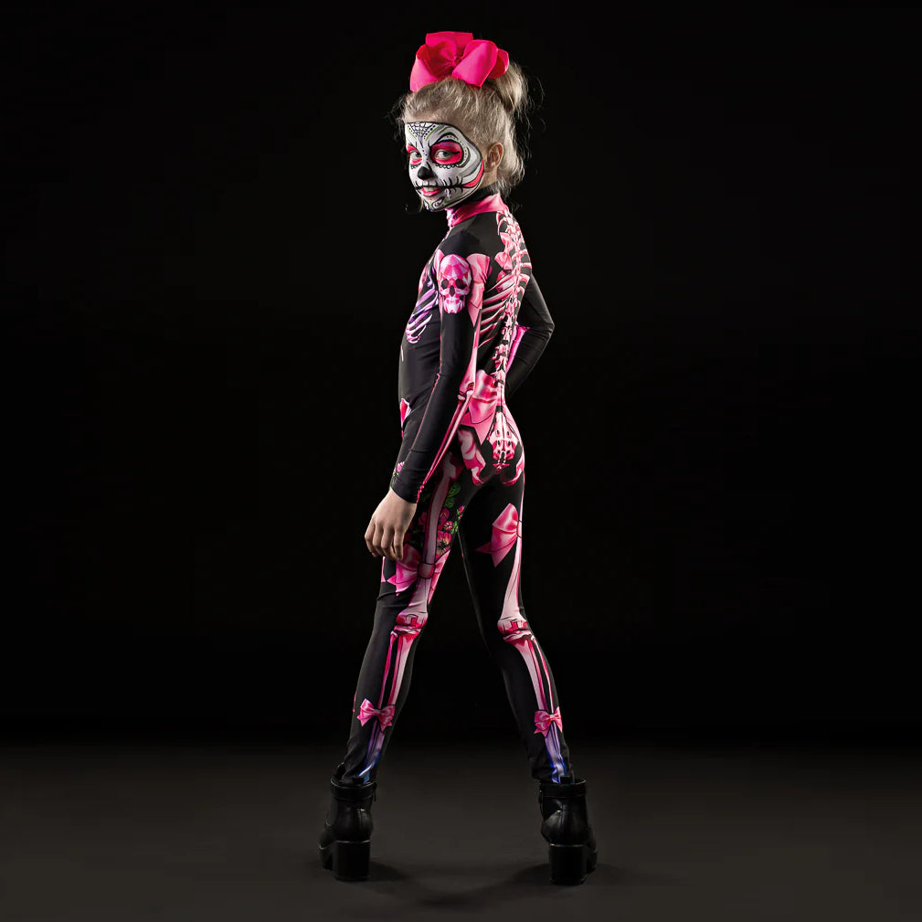 Skeleton Skull Halloween Bodysuit for Kids