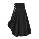 Steampunk Skirt Length Adjustable Skirt With Pocket - Retrorobe