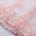 Oktoberfest Pink Embroidered Dirndl Dress with Lace Apron and Blouse - Retrorobe