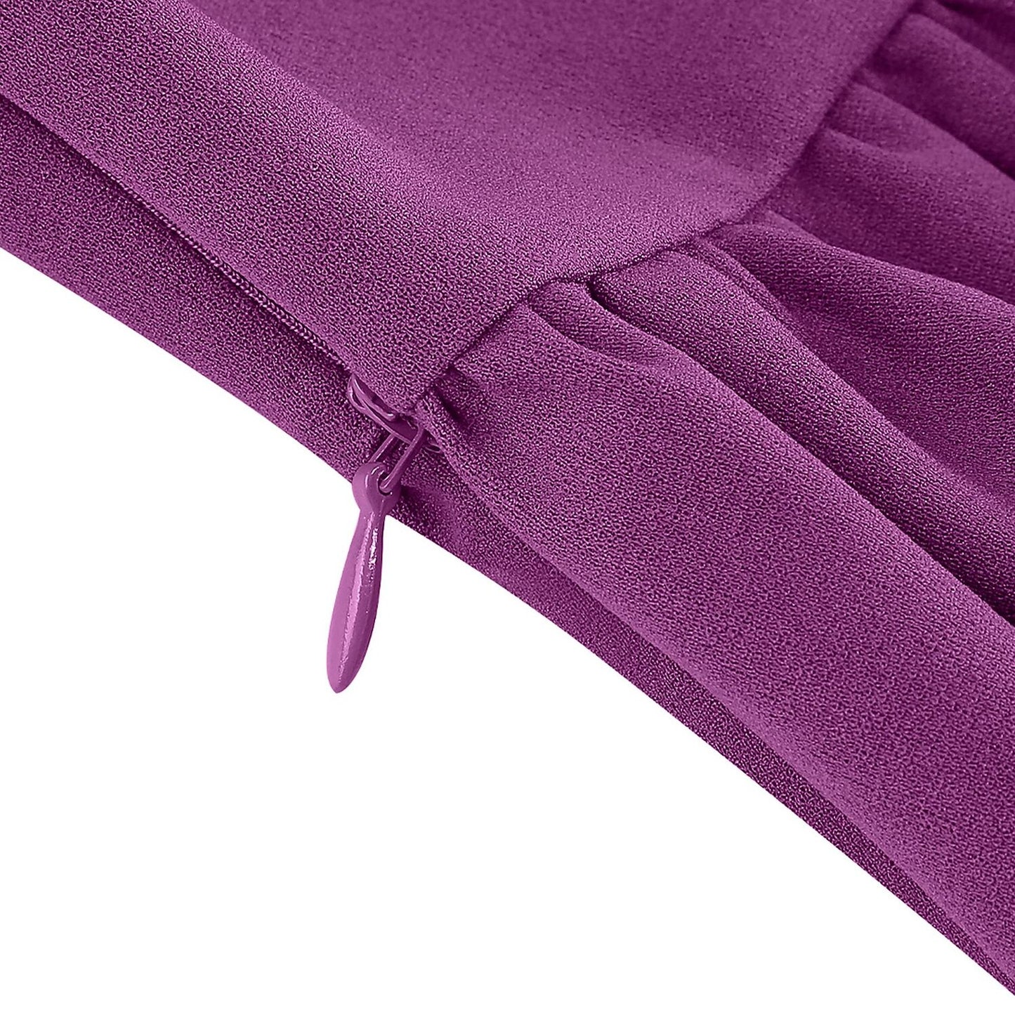 Women's 1950s Bow Tie Neck Long Sleeve A-Line Dress