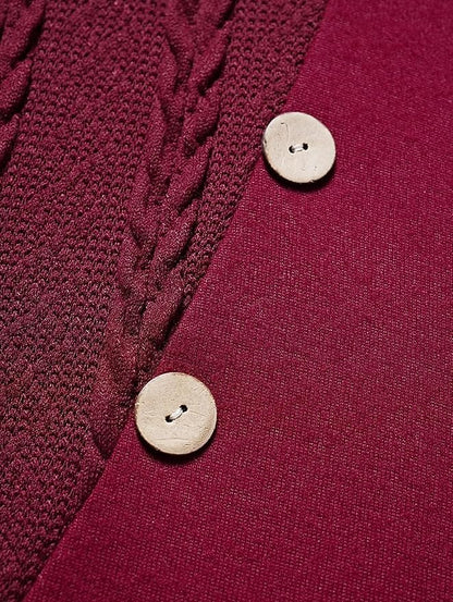 Christmas Chic Cowl Neck Sweater Dress