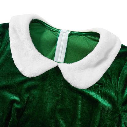 Girls' Christmas Elf Dress Costume