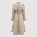 Steampunk High - Low Hem Long Jacket Dress - Retrorobe