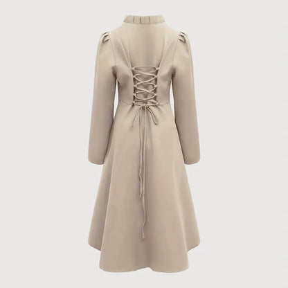 Steampunk High - Low Hem Long Jacket Dress
