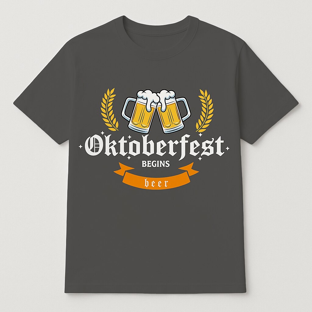 Women's Oktoberfest Beer Graphic T-shirt