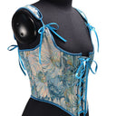 Renaissance Style Floral Lace Design Corset Vest - Retrorobe