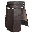 Medieval Viking Skirt Armor Solid Color Kilts - Retrorobe