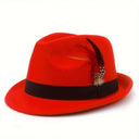 Oktoberfest Tyrolean Alpine Hat with Feather