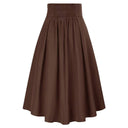 Steampunk Skirt Length Adjustable Skirt With Pocket - Retrorobe