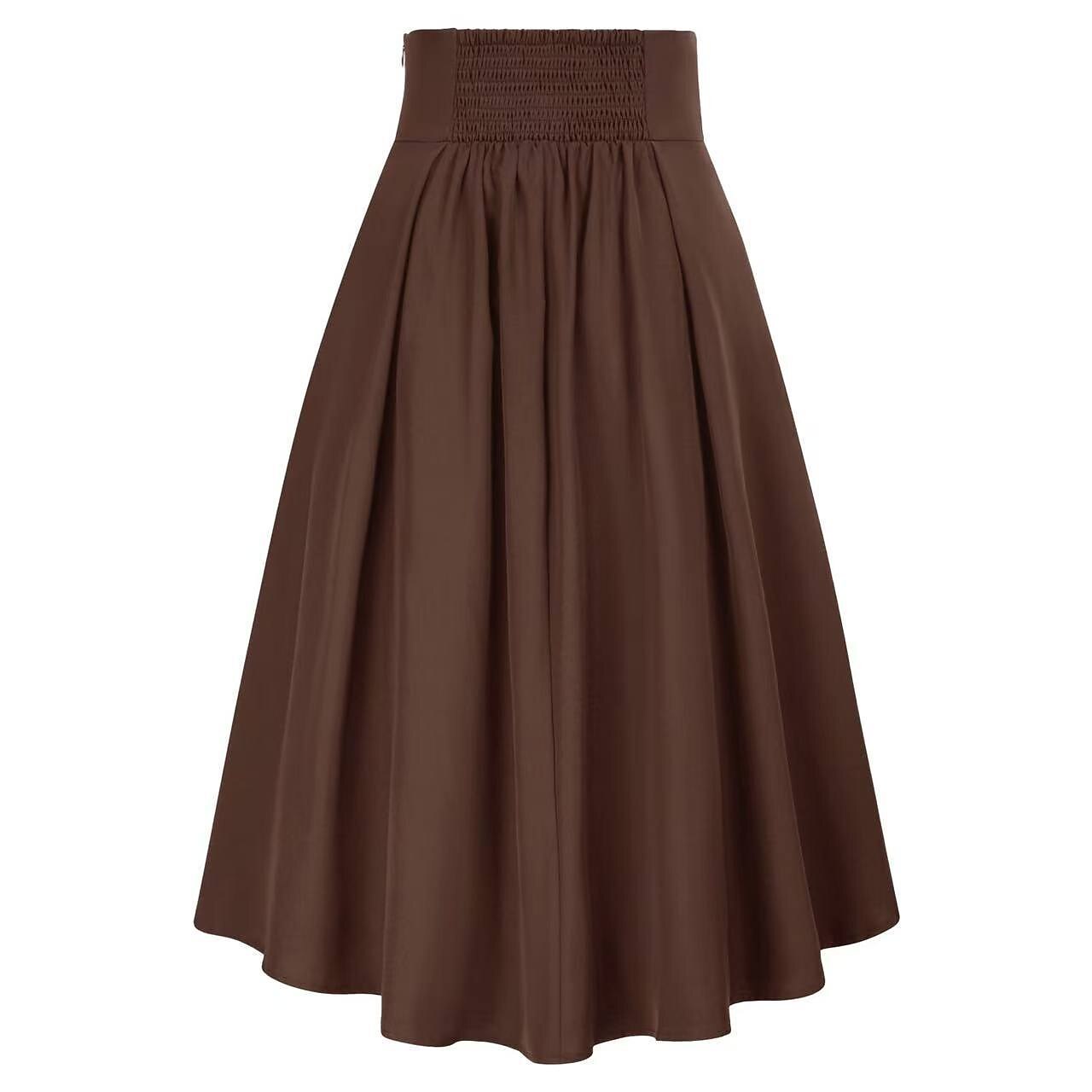 Steampunk Skirt Length Adjustable Skirt With Pocket