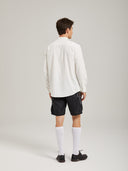 Men's Oktoberfest Lederhosen Costume with White Shirt, Hat & Knee Socks Set