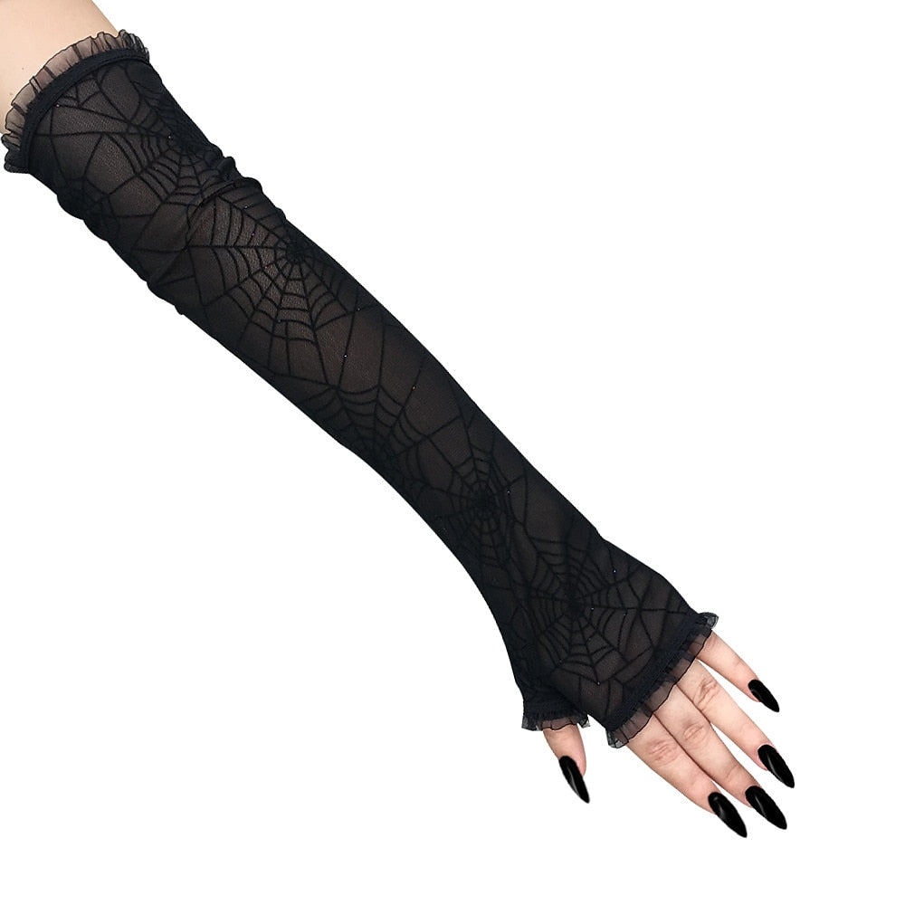 Halloween Gothic Women's Witch Gloves