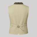 Men's 1920s Gatsby Vest & Fedora 6-Piece Vintage Set