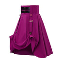 Steampunk Skirt Length Adjustable Skirt With Pocket - Retrorobe