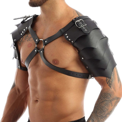 Gothic Medieval Split Style Shoulder Armor for Men