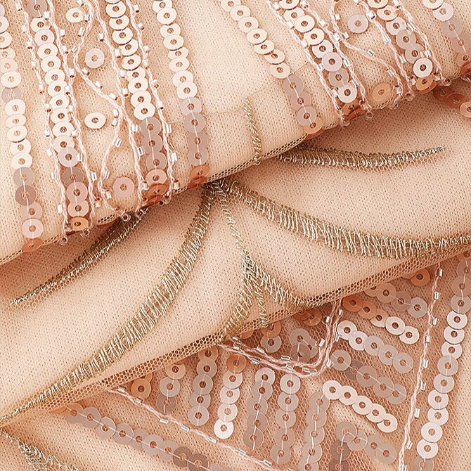 Art Deco Halter Neck Flapper Dress