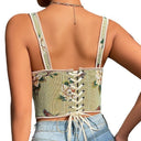Retro Style Boned Hem Corset V-Neck Body Shape Vest - Retrorobe