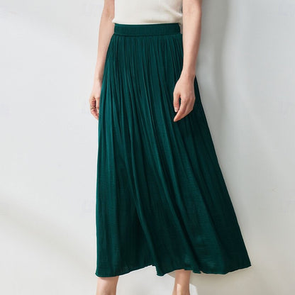 Retro Style Skirt with Pearlized Maxi Hem