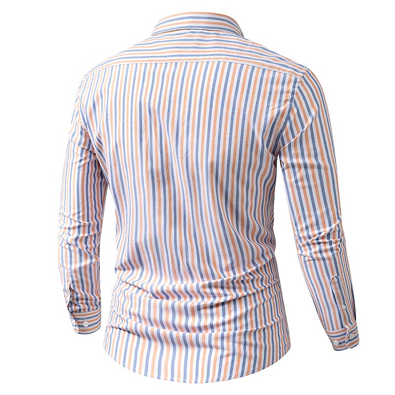 Men's Oktoberfest Striped Cotton Shirt