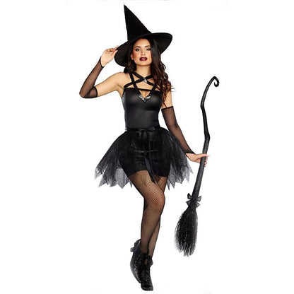 Black Witch Costume Set Tutu Dress with Hat