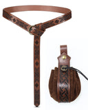 Medieval Renaissance Waist Belt Bag for Viking Costume